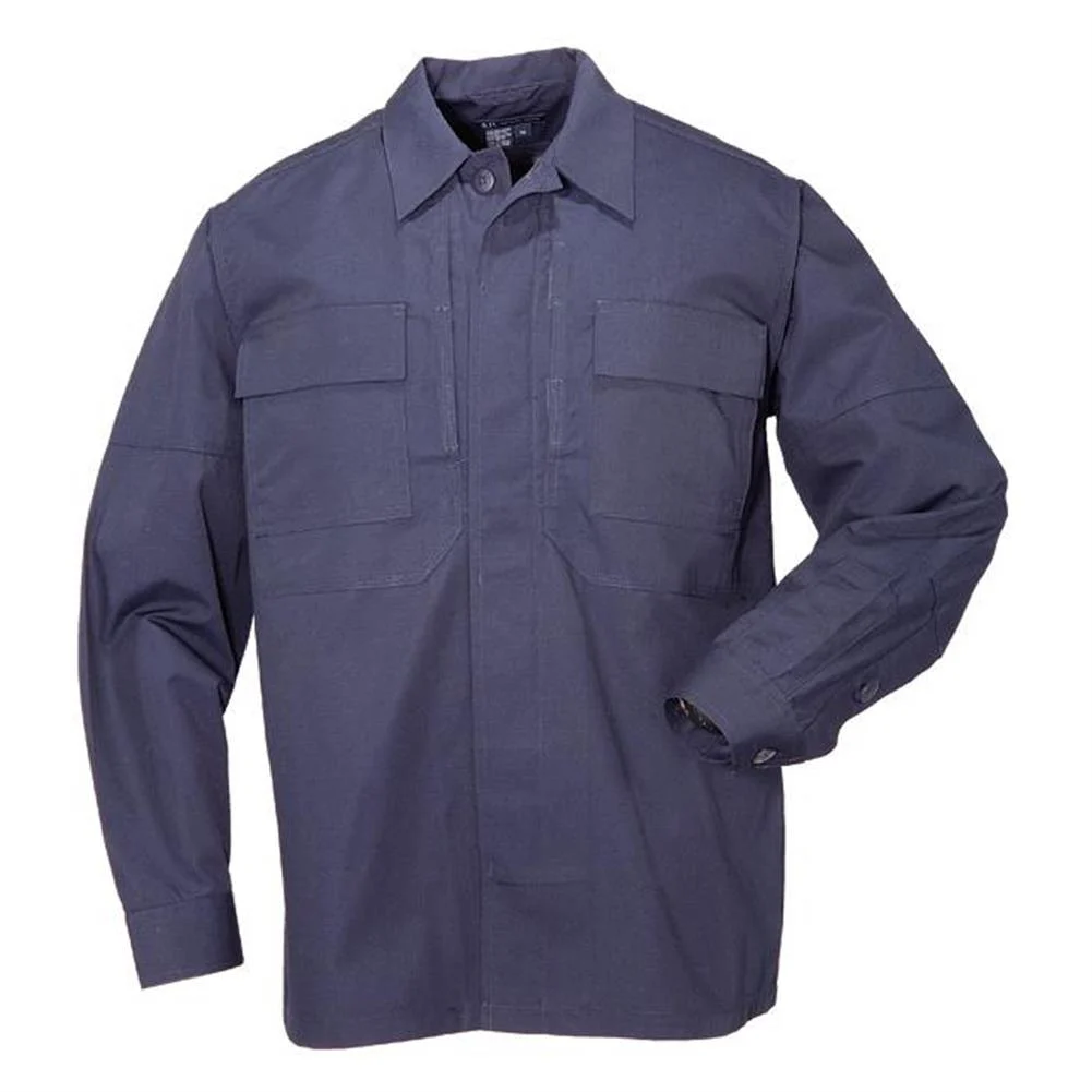 long-sleeve-poly-cotton-ripstop-taclite-tdu-shirts-dark-navy